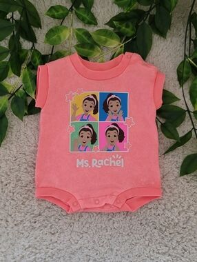 Baby Girl Ms. Rachel Romper (0-3 Months)